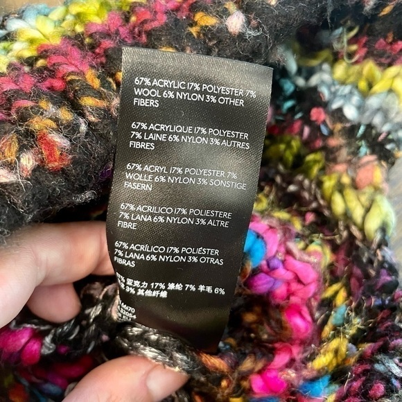 ANTHROPOLOGIE Piera Knit Turtleneck Poncho Sweater - Picture 12 of 12